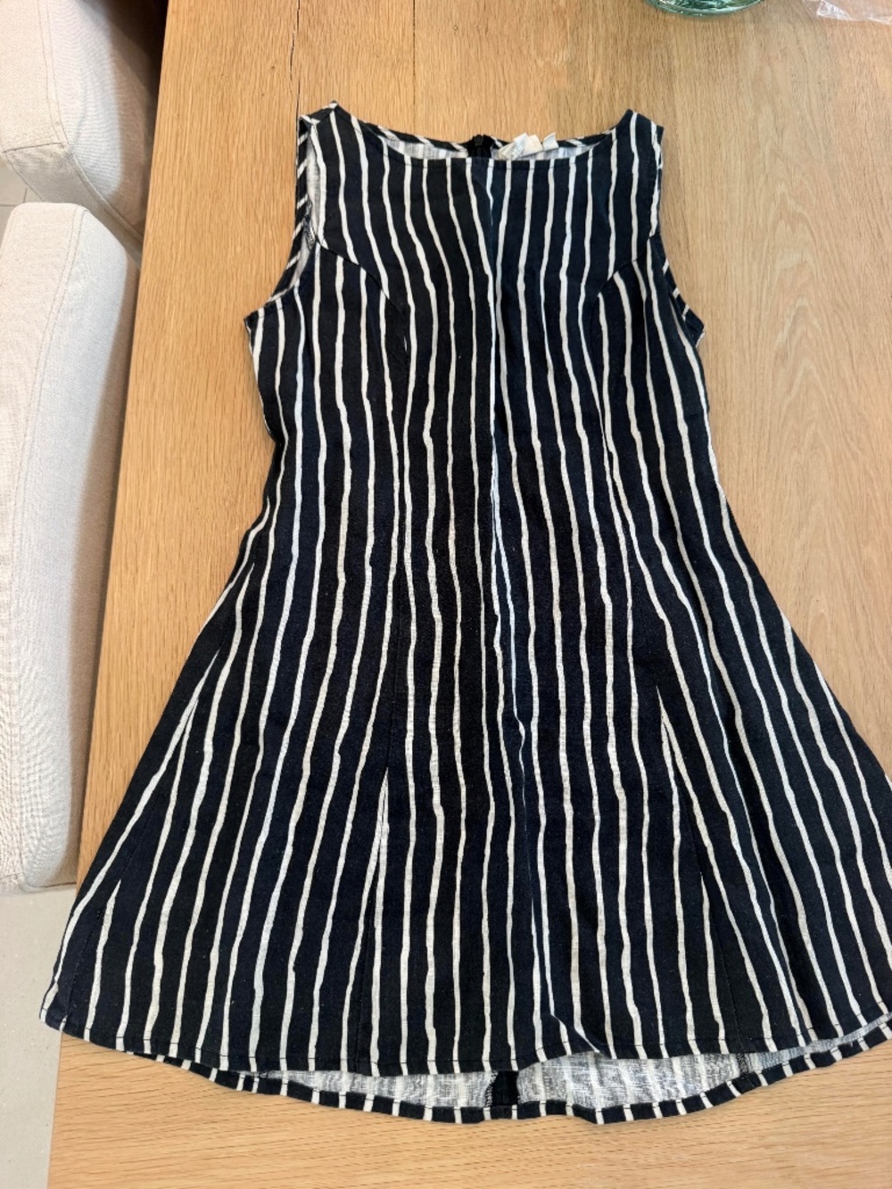 VRG Girl Linen stripped dress or cover up